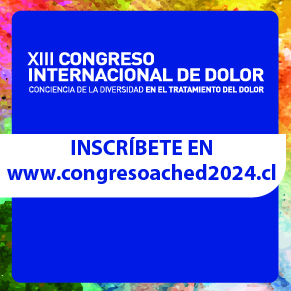 Save The Date - XIII Congreso Internacional de Dolor - 14 al 16 de Noviembre, 2024. Santiago, Chile